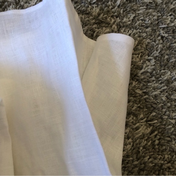 Reformation Tagliatelle Linen Dress Sz2 White - Picture 9 of 12